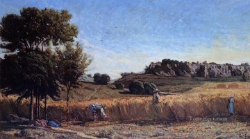 ポール・ギグー Painting - 小麦畑の風景 ポール・カミーユ・ギグー
